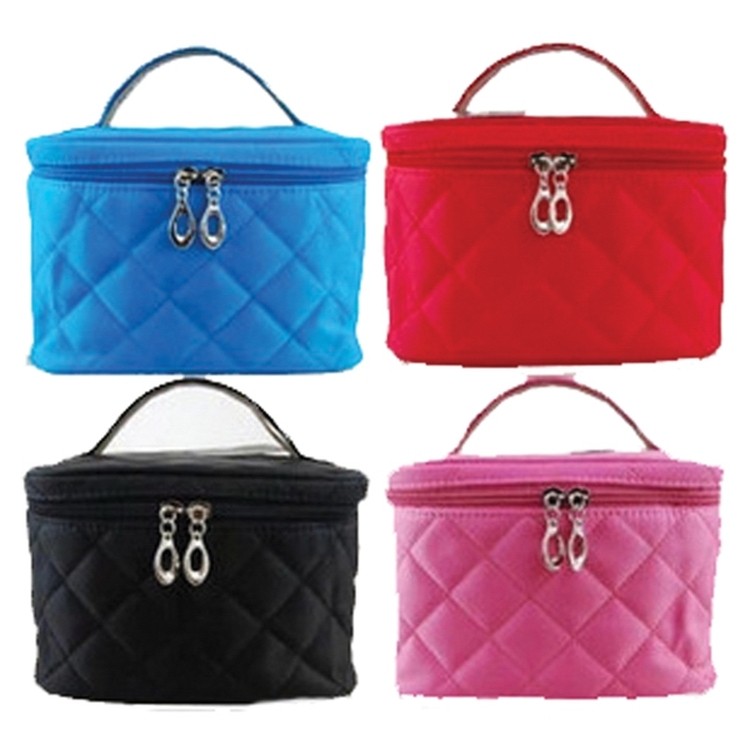 Grid Zipper Beauty Makeup Bag 2