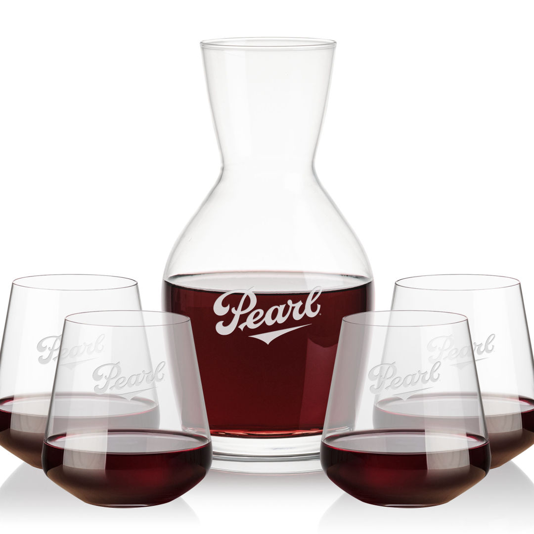 Westwood Carafe & Cannes Stemless 1