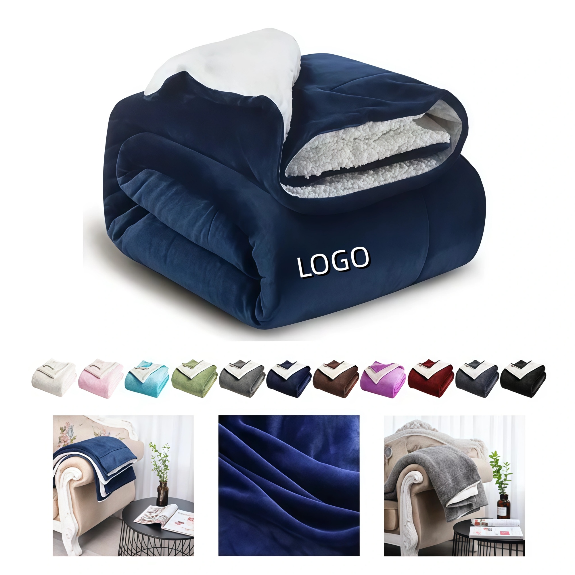 Classic Winter Blanket Double Sided 2