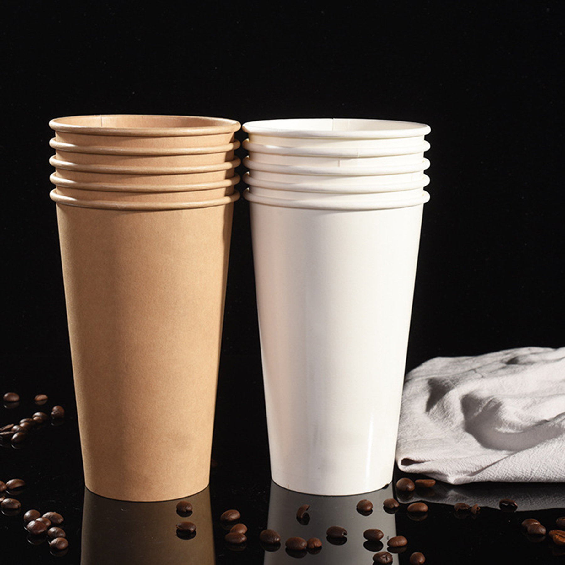 16Oz Disposable Coffee Cups With Lid 4