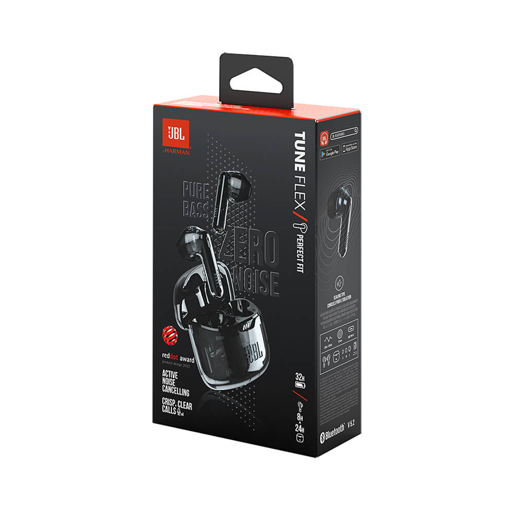 JBL Tune Flex True Wireless Earbuds - Black Ghost Edition 5