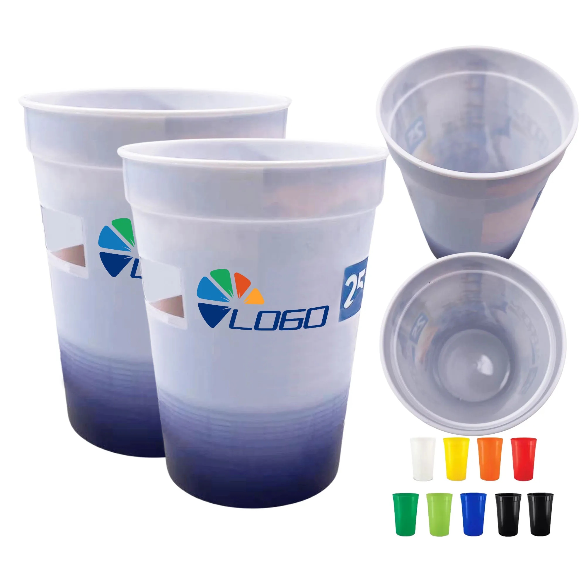 12Oz Full Color Custom Plastic Stadium Cup 5