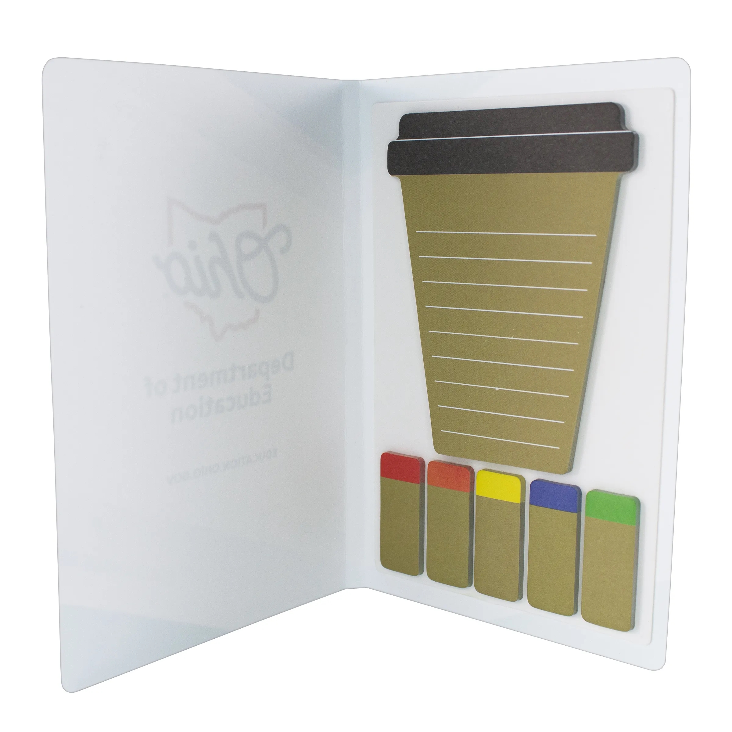 Full Color Coffee Cup Sticky Notepad 6