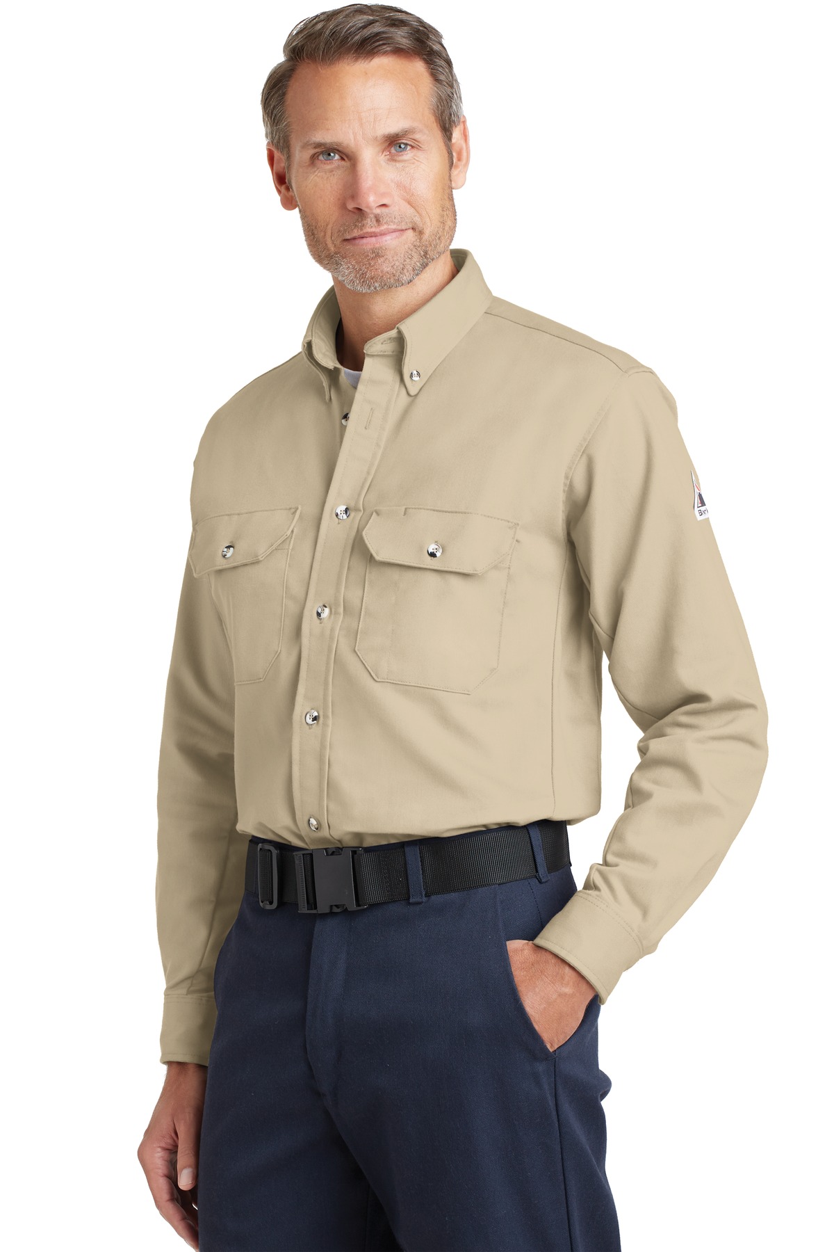 Bulwark EXCEL FR ComforTouch Dress Uniform Shirt. SLU2 14