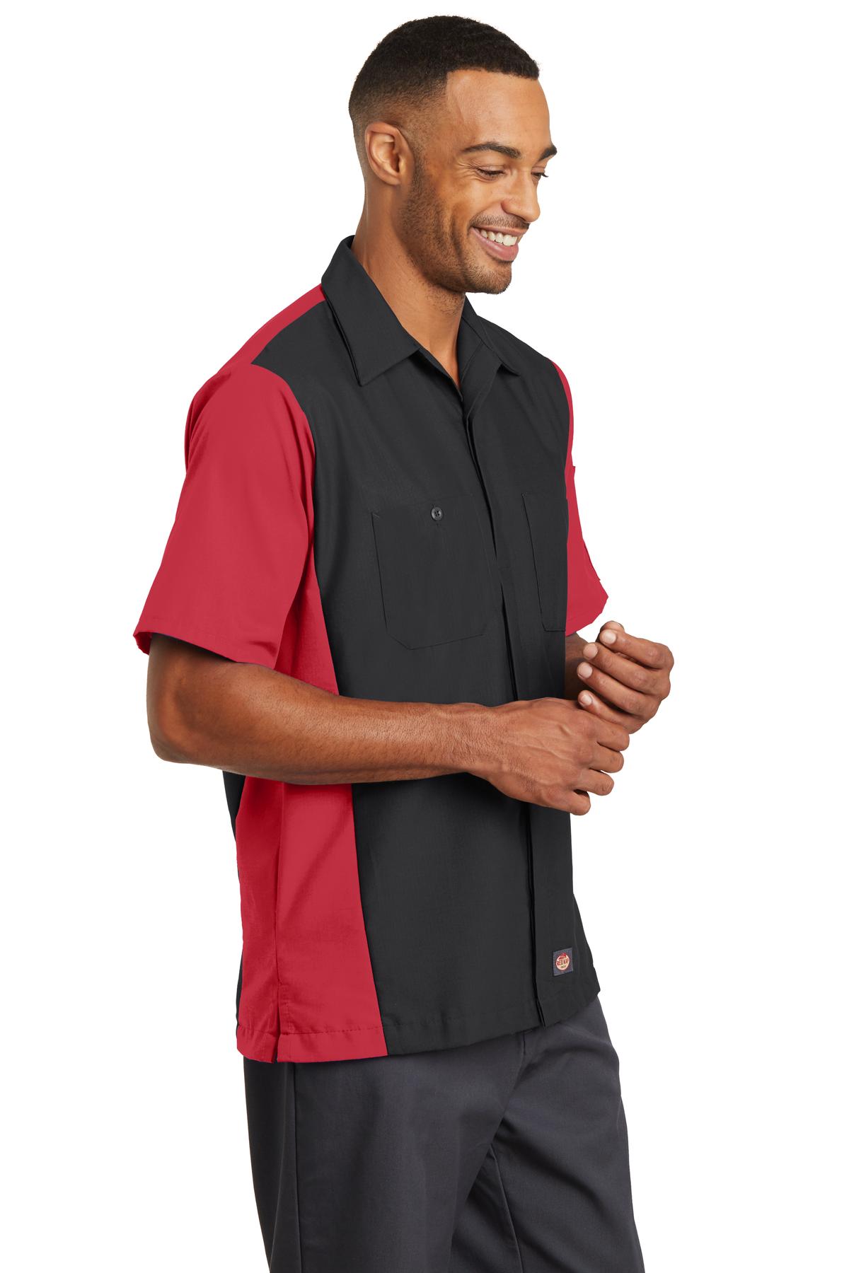 Red Kap Short Sleeve Ripstop Crew Shirt. SY20 2