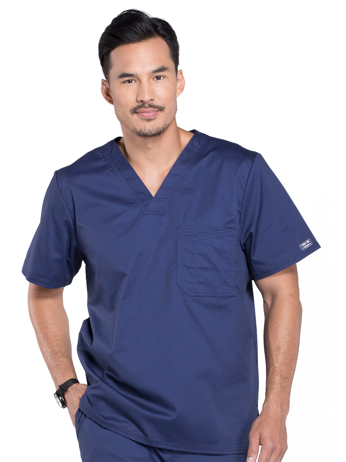 Cherokee - Workwear Core Stretch - Men's 1-Pocket Tuckable V-Neck Top 22