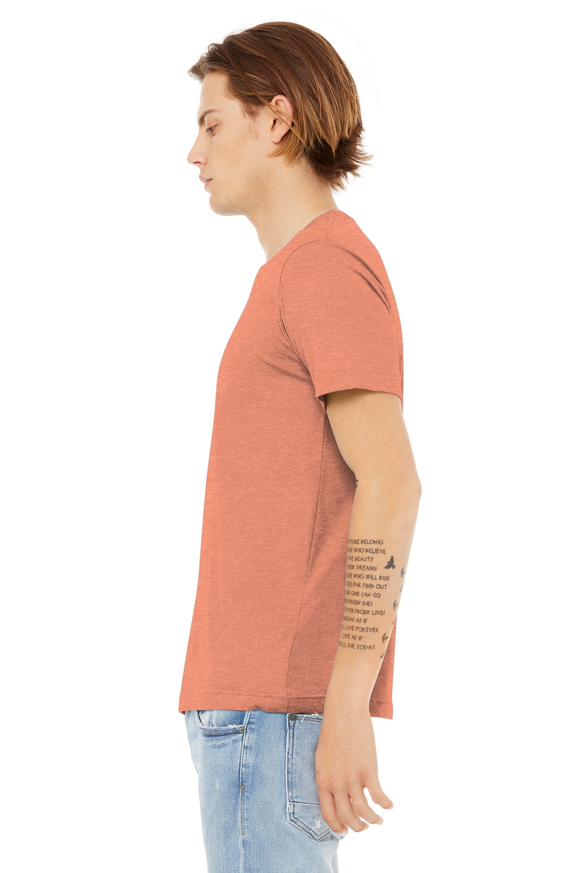 BELLA+CANVAS Unisex Heather CVC Short Sleeve Tee. BC3001CVC 681