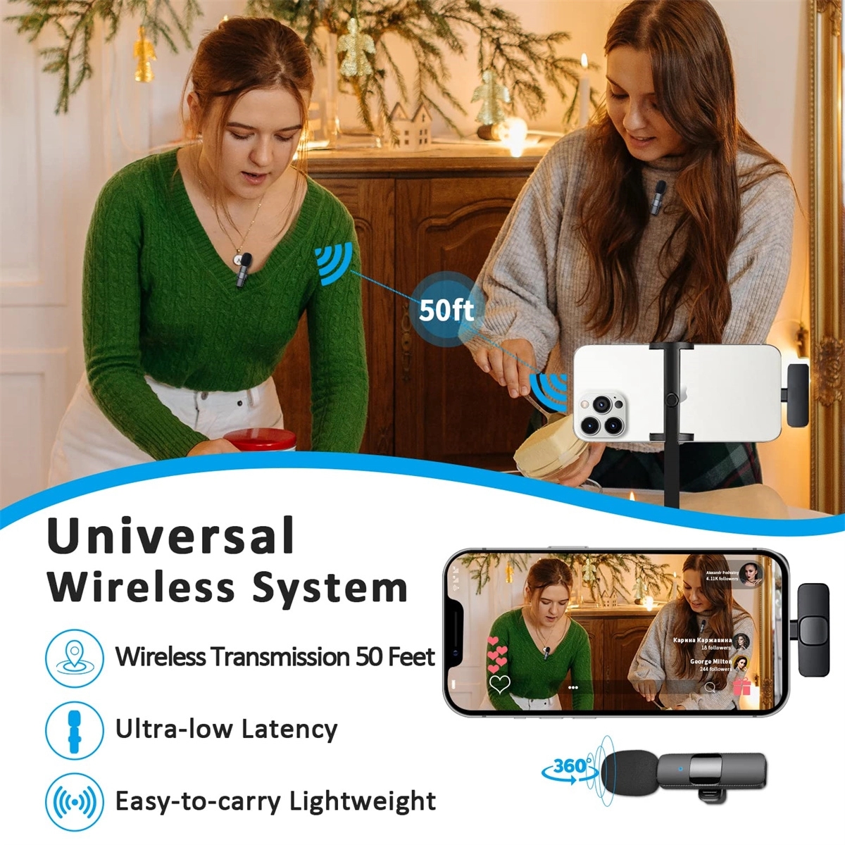 Wireless Lavalier Microphone 5