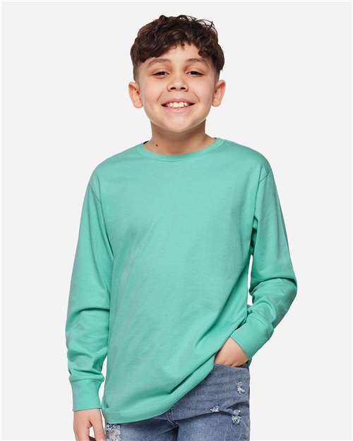 Youth Fine Jersey Long Sleeve Tee - 6201 83