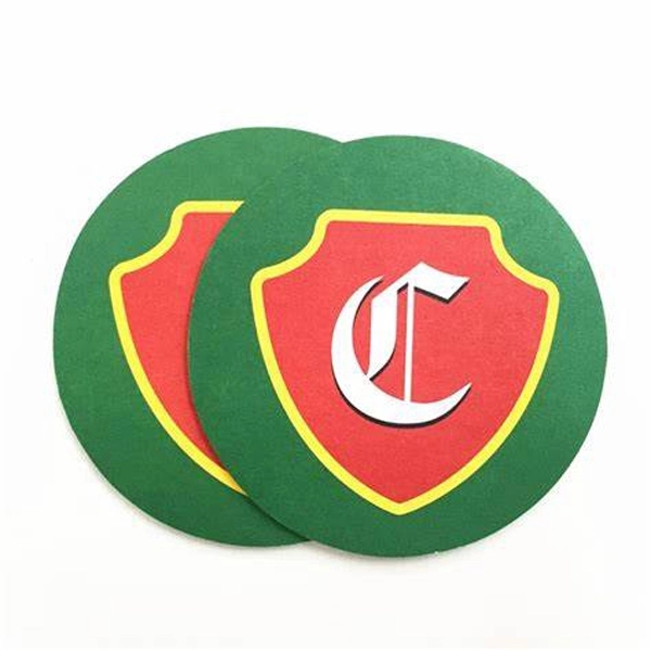 3.5" Round Pulpboard Coaster 2