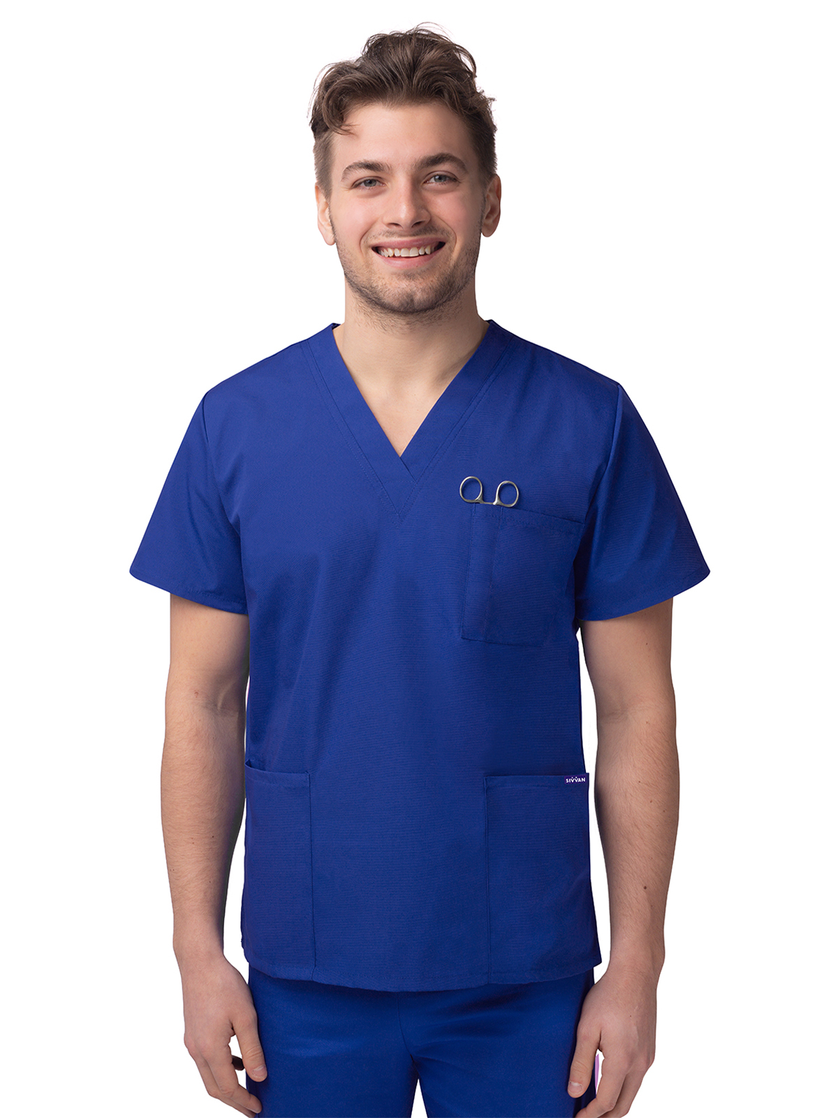 Adar - Sivvan - Unisex V-Neck 3 Pocket Top 14
