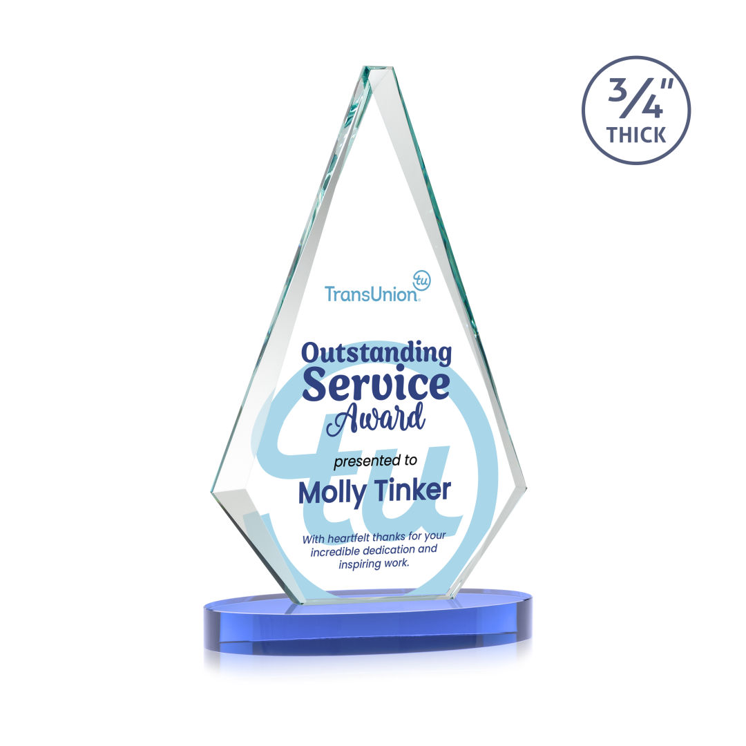 Windsor VividPrint™ Award on Alberton Base - Sky Blue 17