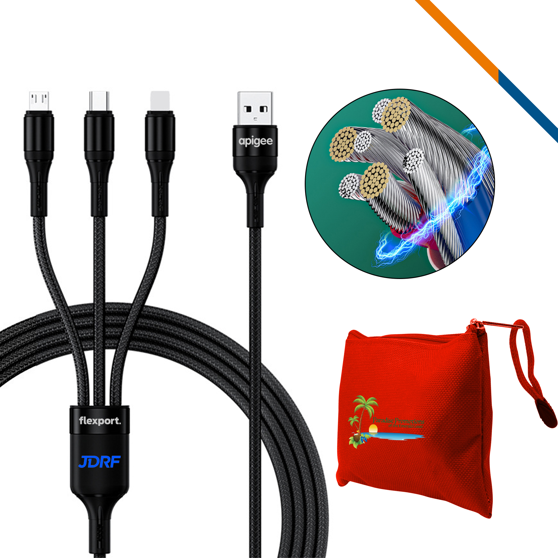Calion 3in1 Charging Cable 1