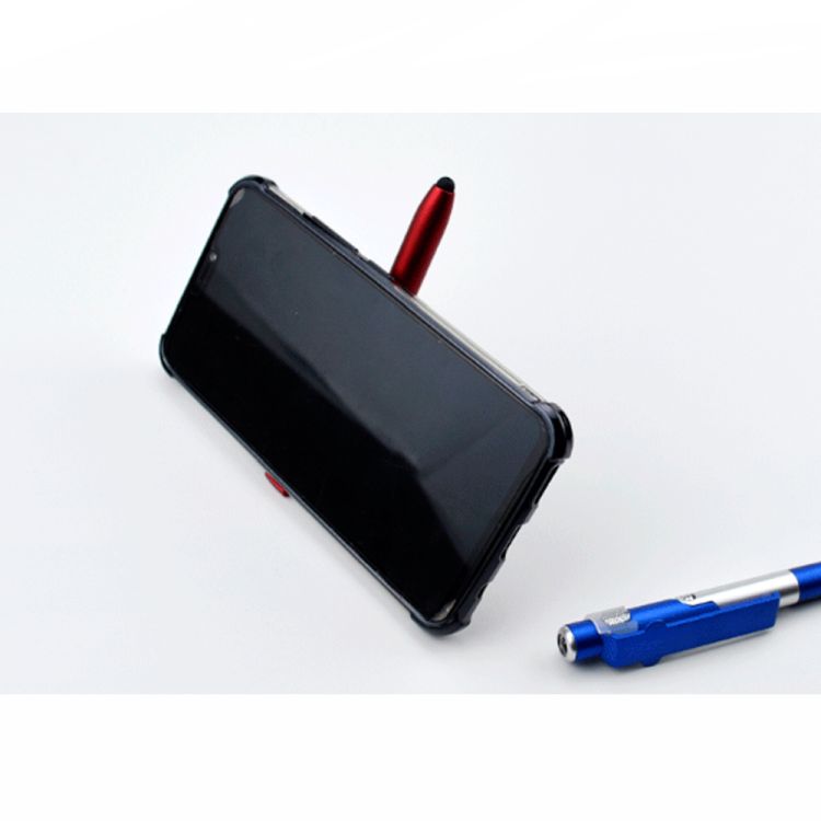 4-in-1 Folding stylus Pen with Flashlight Phone Holder 2