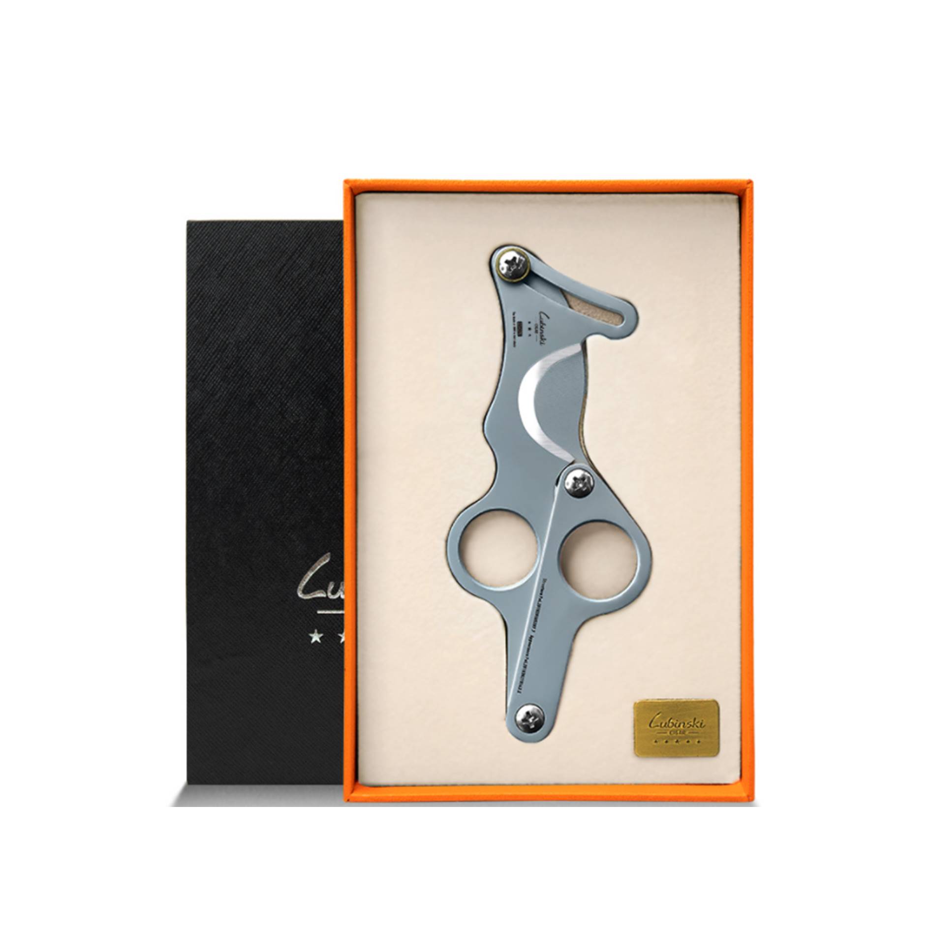 Handle Stainless Steel Blade Cigar Scissor 3