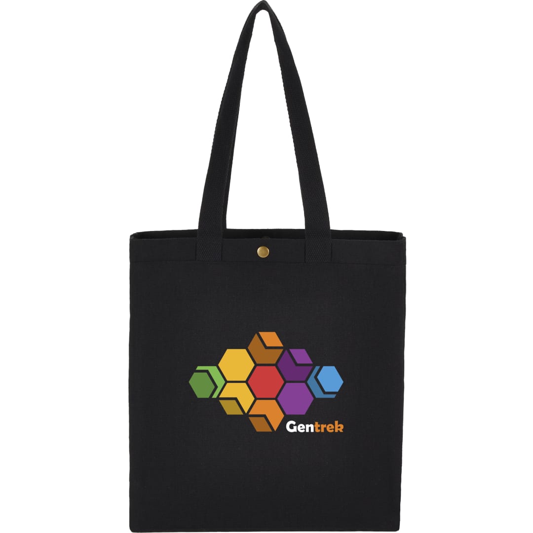 Repose 10oz Recycled Cotton Box Tote w/Snap 59