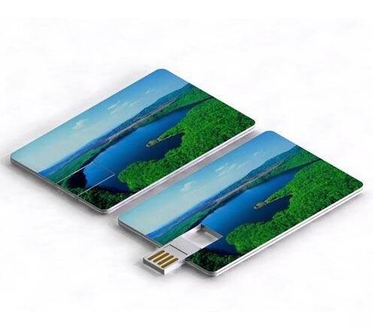 2 GB Flip Credit Card USB 2.0 Flash Drive 1