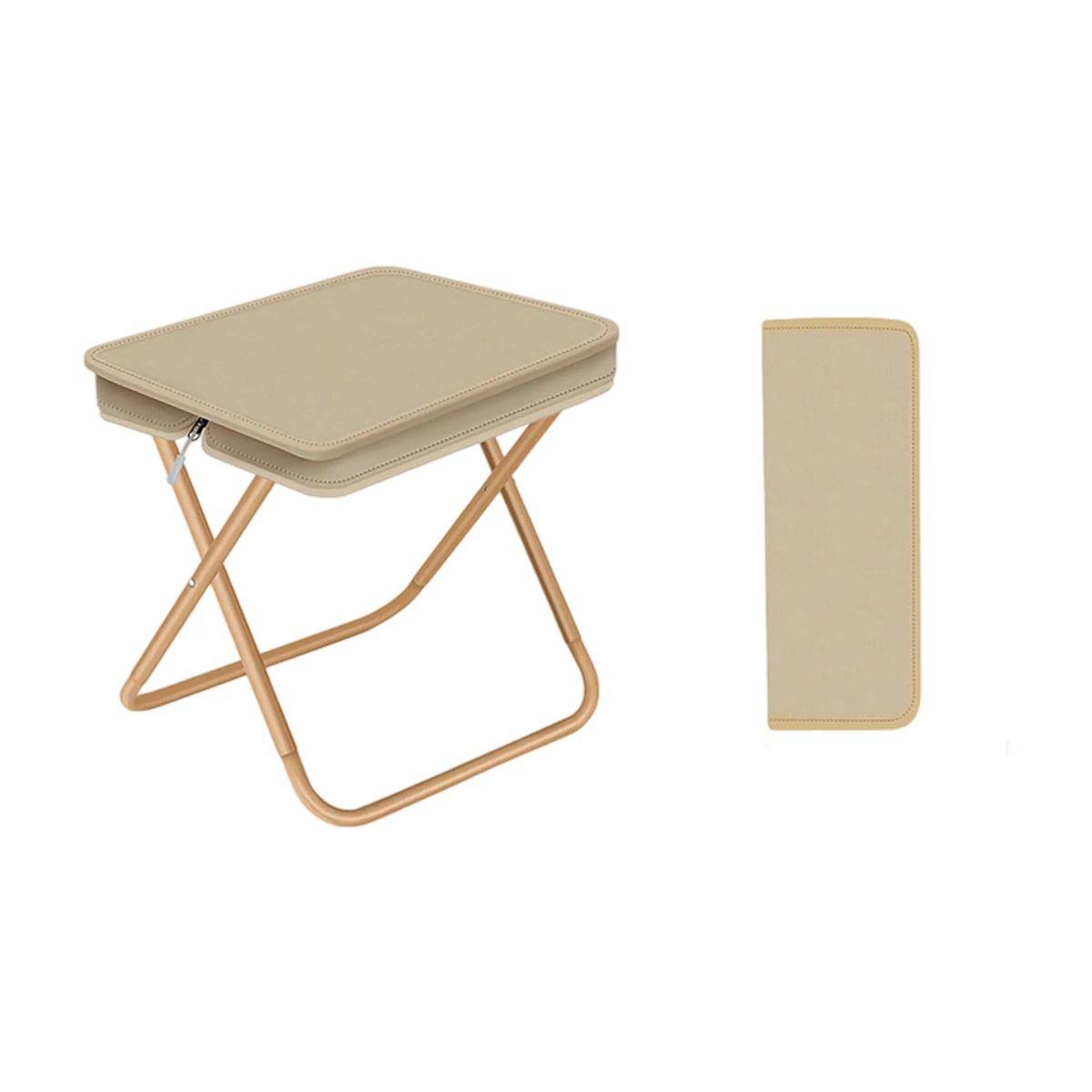 Portable Metal Frame Stool with Oxford Fabric Seat 3