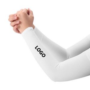 Ice Silk Sunblock Cooling Elastic Protective Arm Sleeves 2