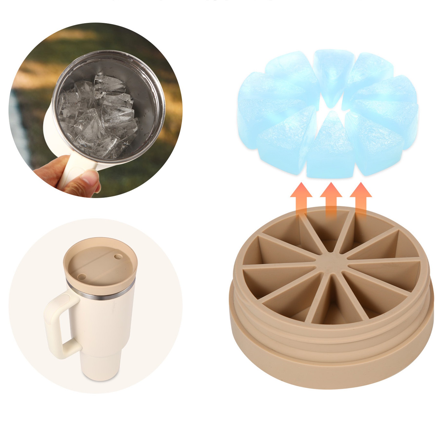 Creative Silicone Lid For 40 Oz. Tumbler 3