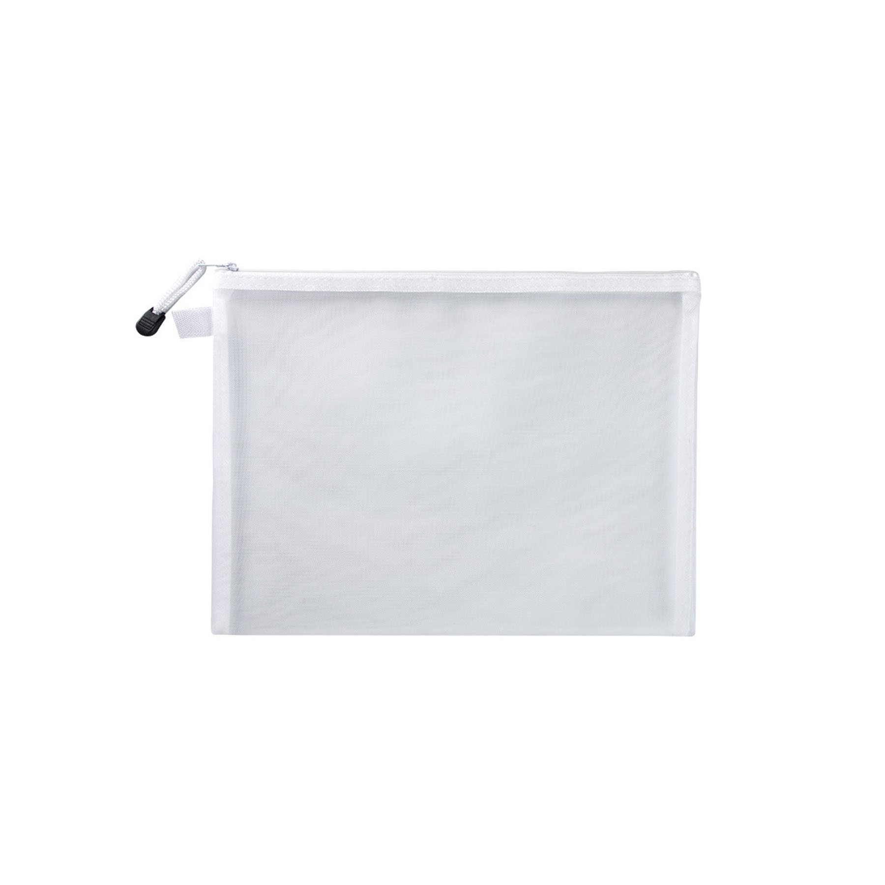 A4 Large Capacity Double Zip File Bag, custom messenger bag with logo imprint 3
