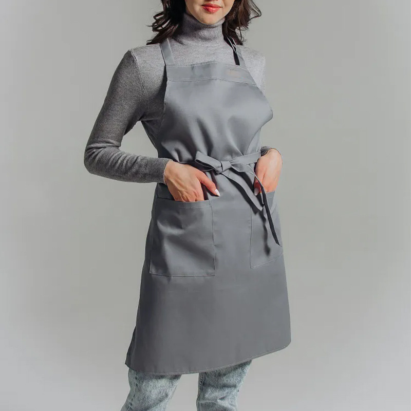 Adjustable Bib Apron with Long Ties 6