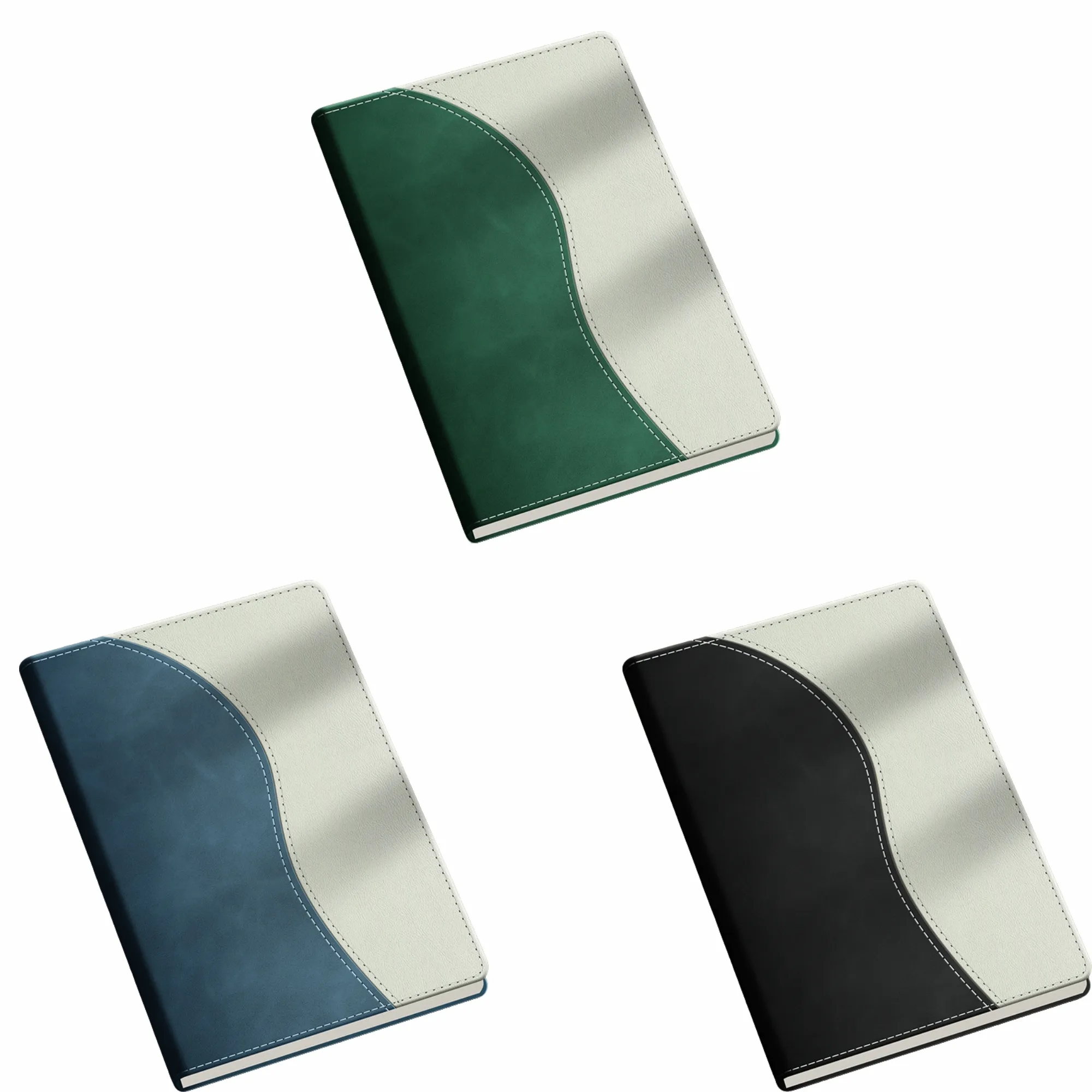 Skin-Feel Business Minimalist A5 Notebook, Office Leather Jo 5