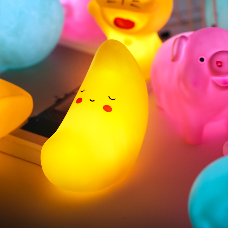 Cute Moon Shaped Kids Night Light 4