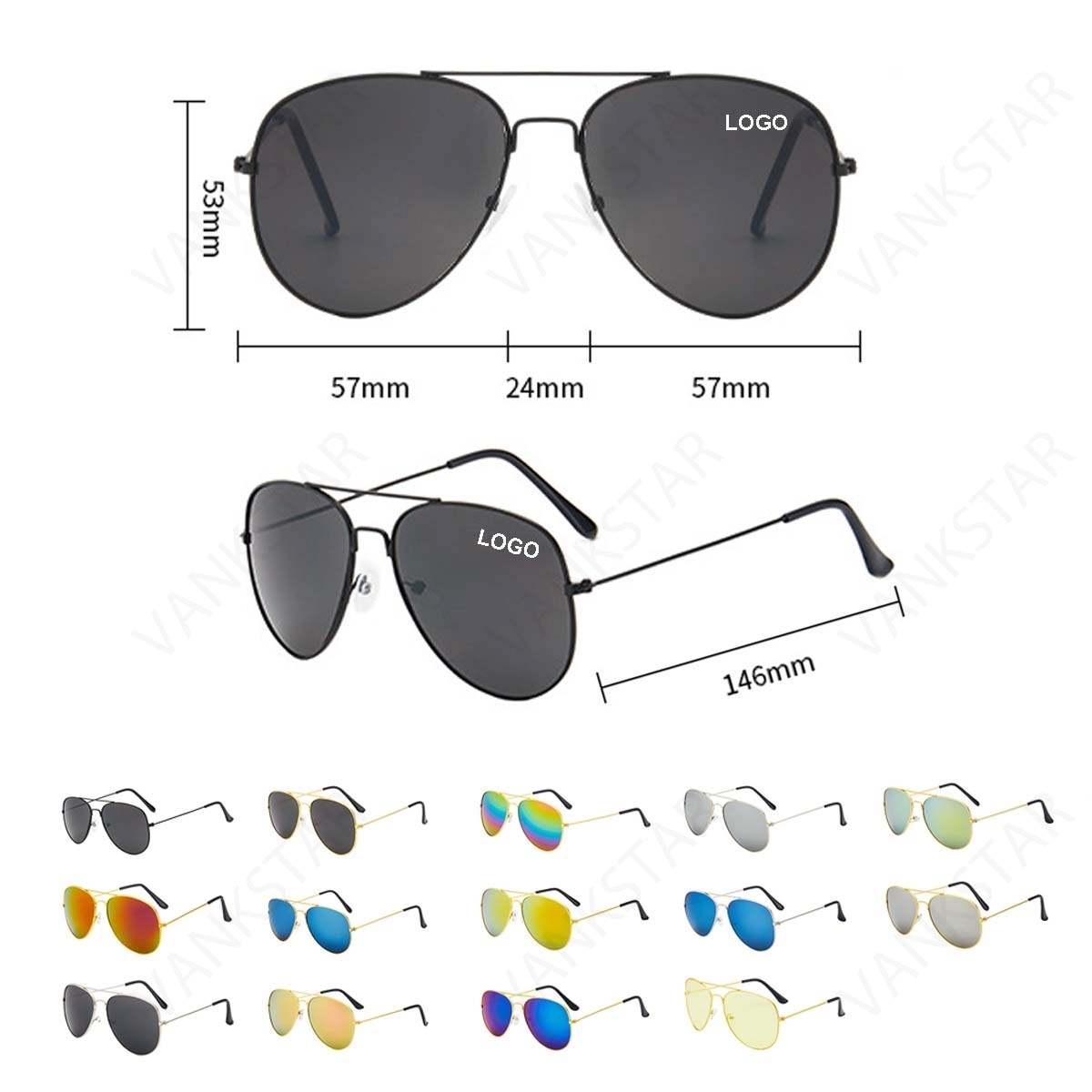 Classic Aviator Sunglasses 4