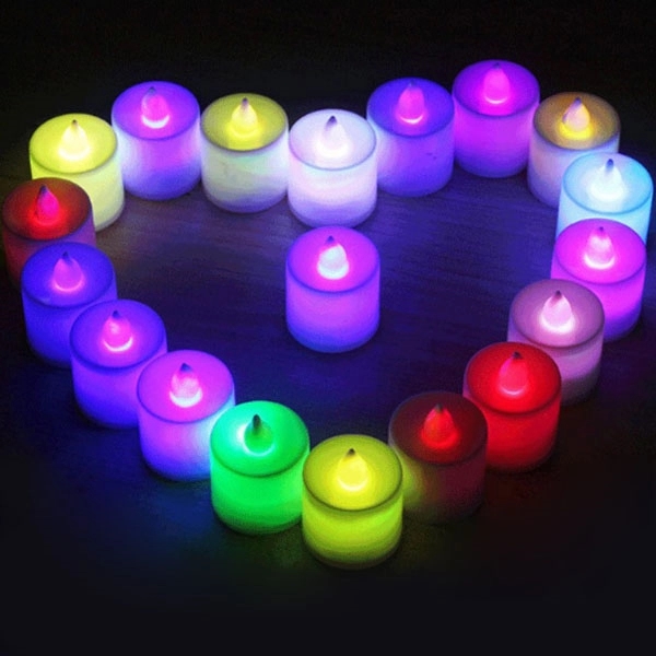 LED Flameless Tealight Candles Light 6
