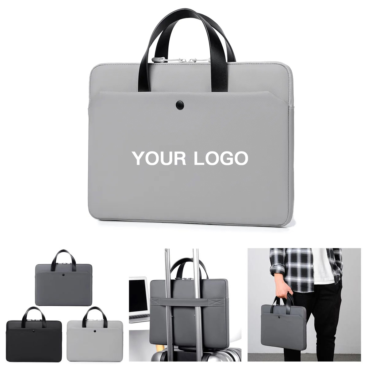 Slim 14 Inch Laptop Case for Business and Travel 2