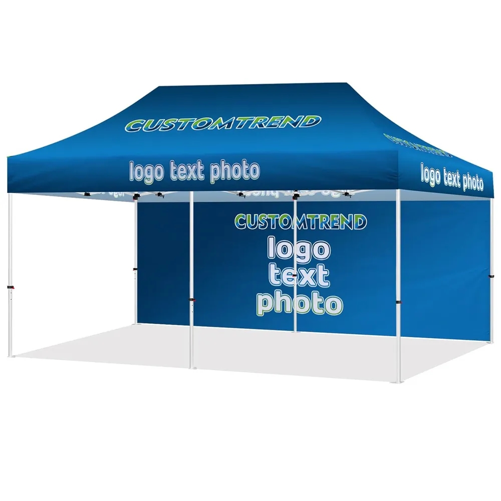 Personalized Pop Up Tent Canopy for Tradeshow Outdoor Events 6