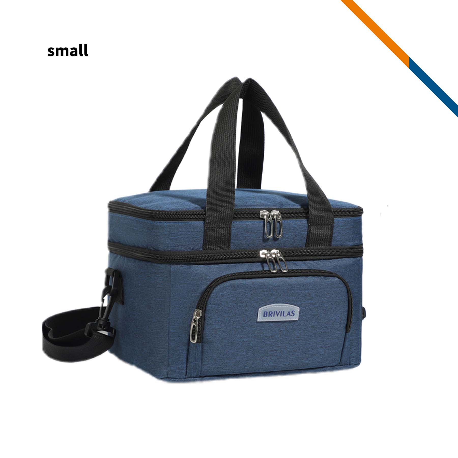 Vipit Double Layer PEVA Crossbody Cooler Bag 10