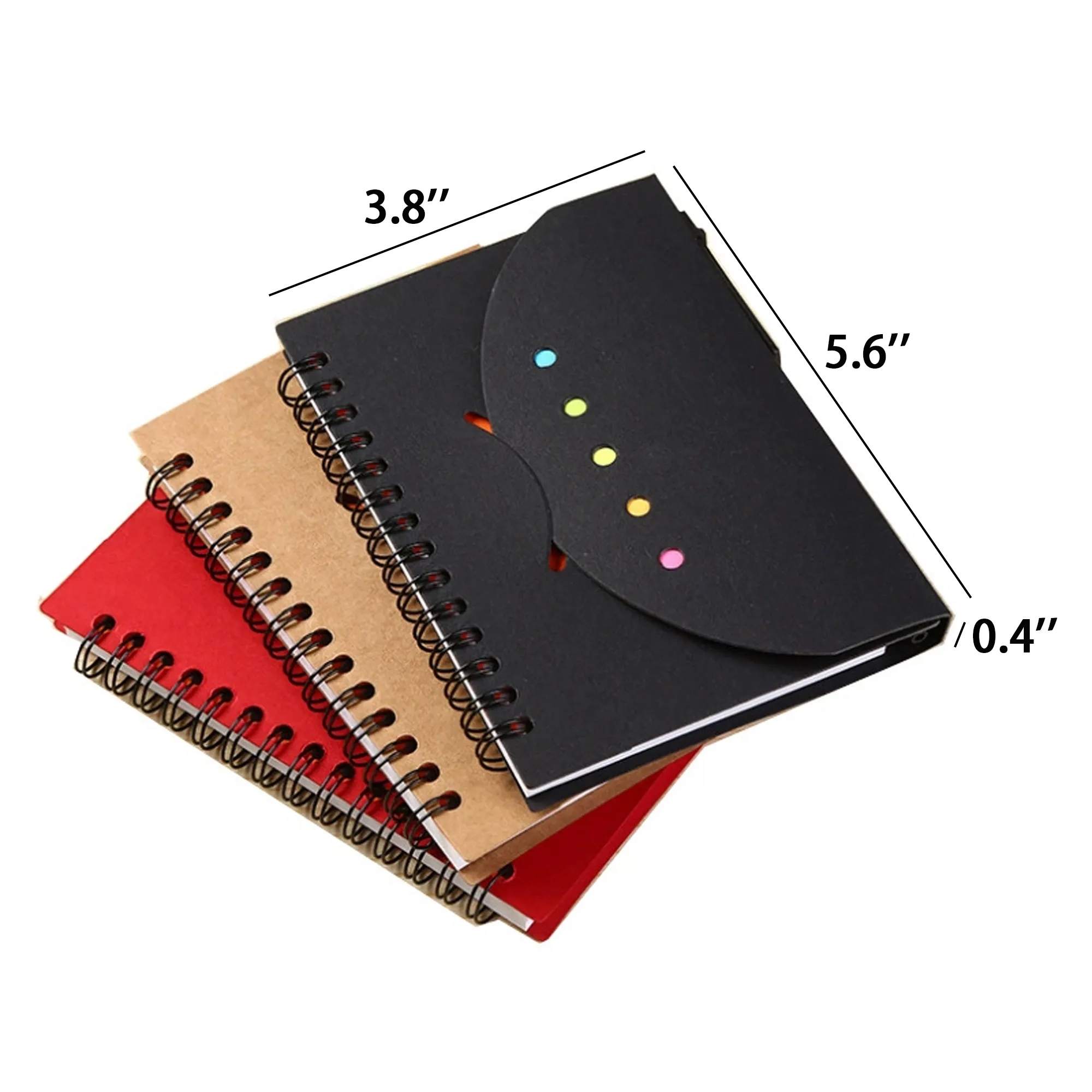 Spiral Bound Notebook With Pen Holder 3