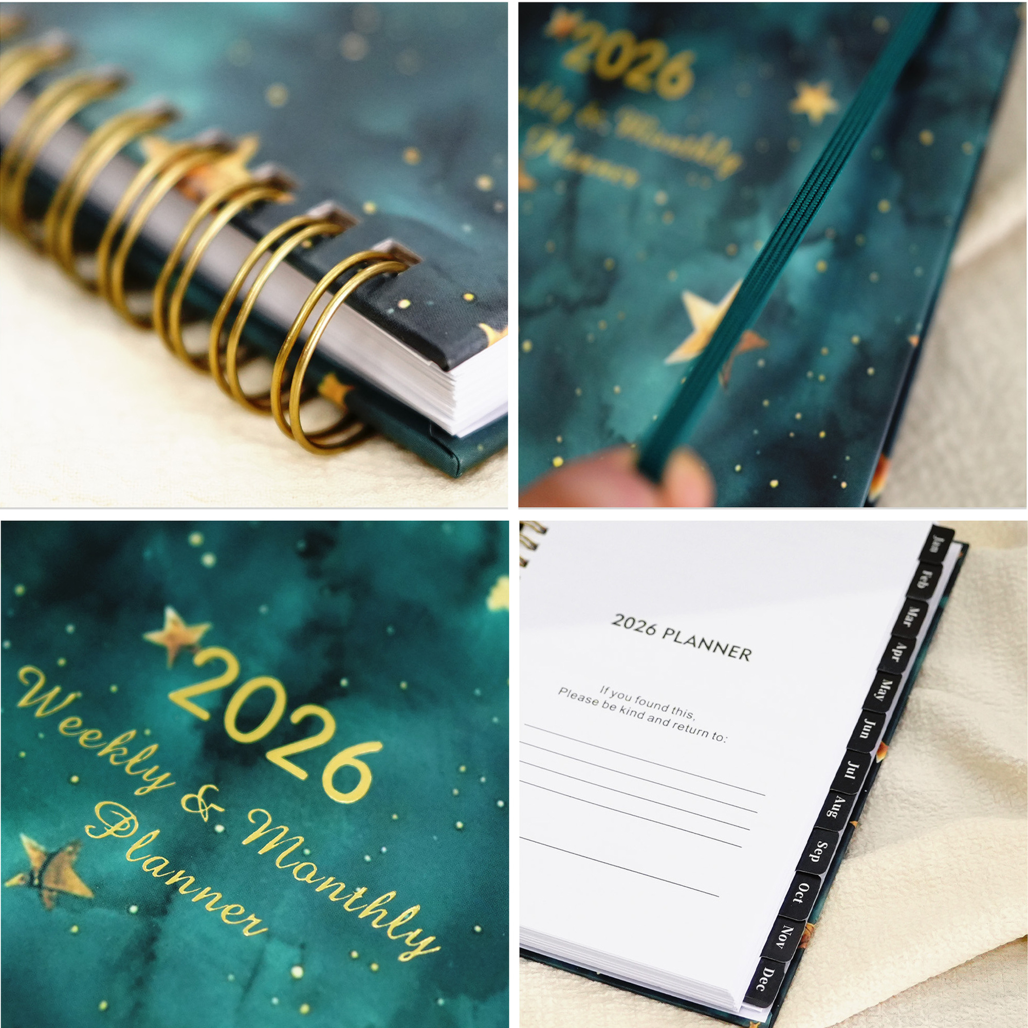 A5 Weekly Planner with Elastic Band 2