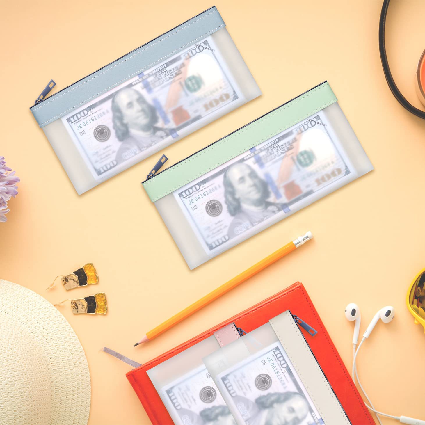 Transparent Money Pouch 16