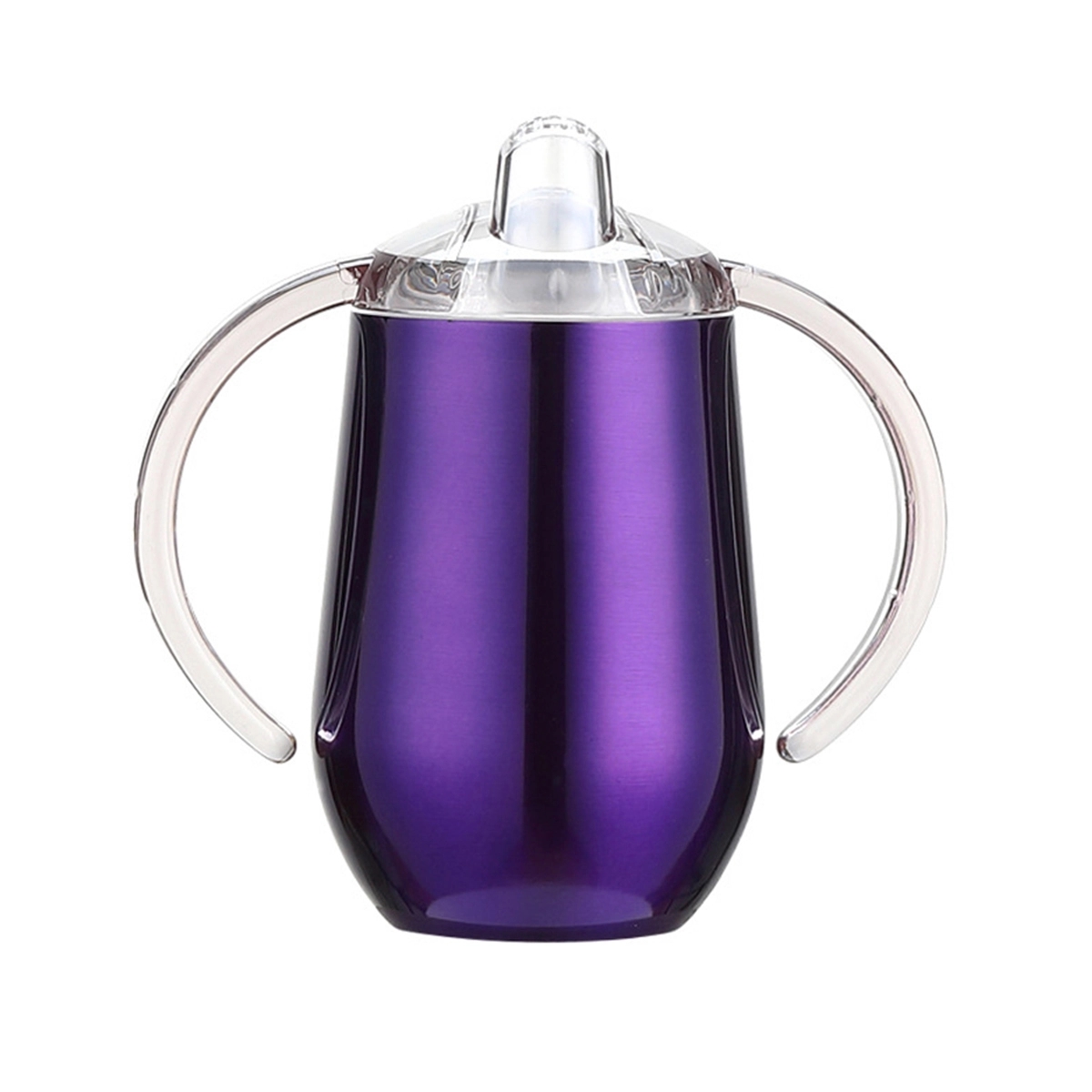 10Oz Custom Bpa Free Baby Feeding Sippy Cups Egg Shape 5