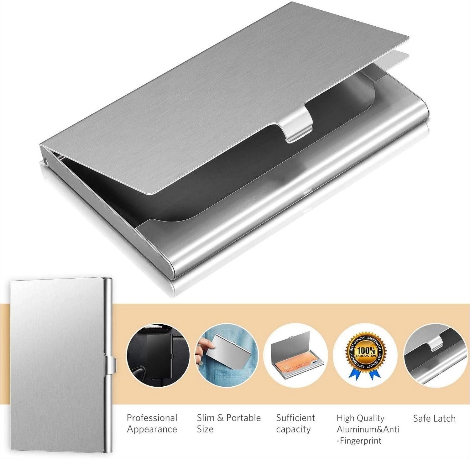 Aluminum Business Card Box 3