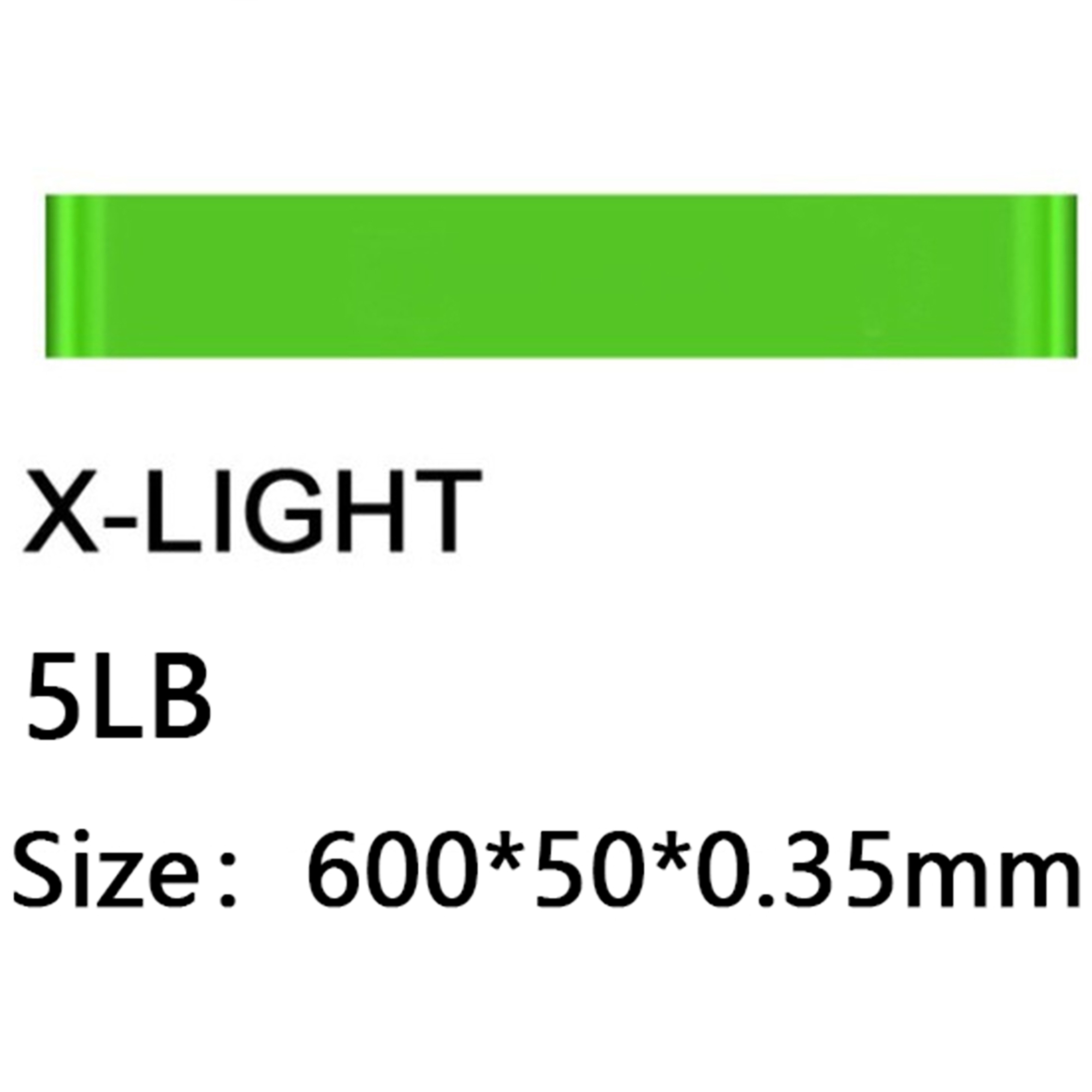 5 Lb. Extra-Light Yoga Resistance Bands 3