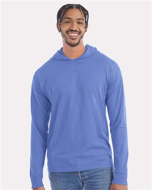 Unisex Garment-Dyed Jersey Hooded Long Sleeve T-Shirt - GDH280 31