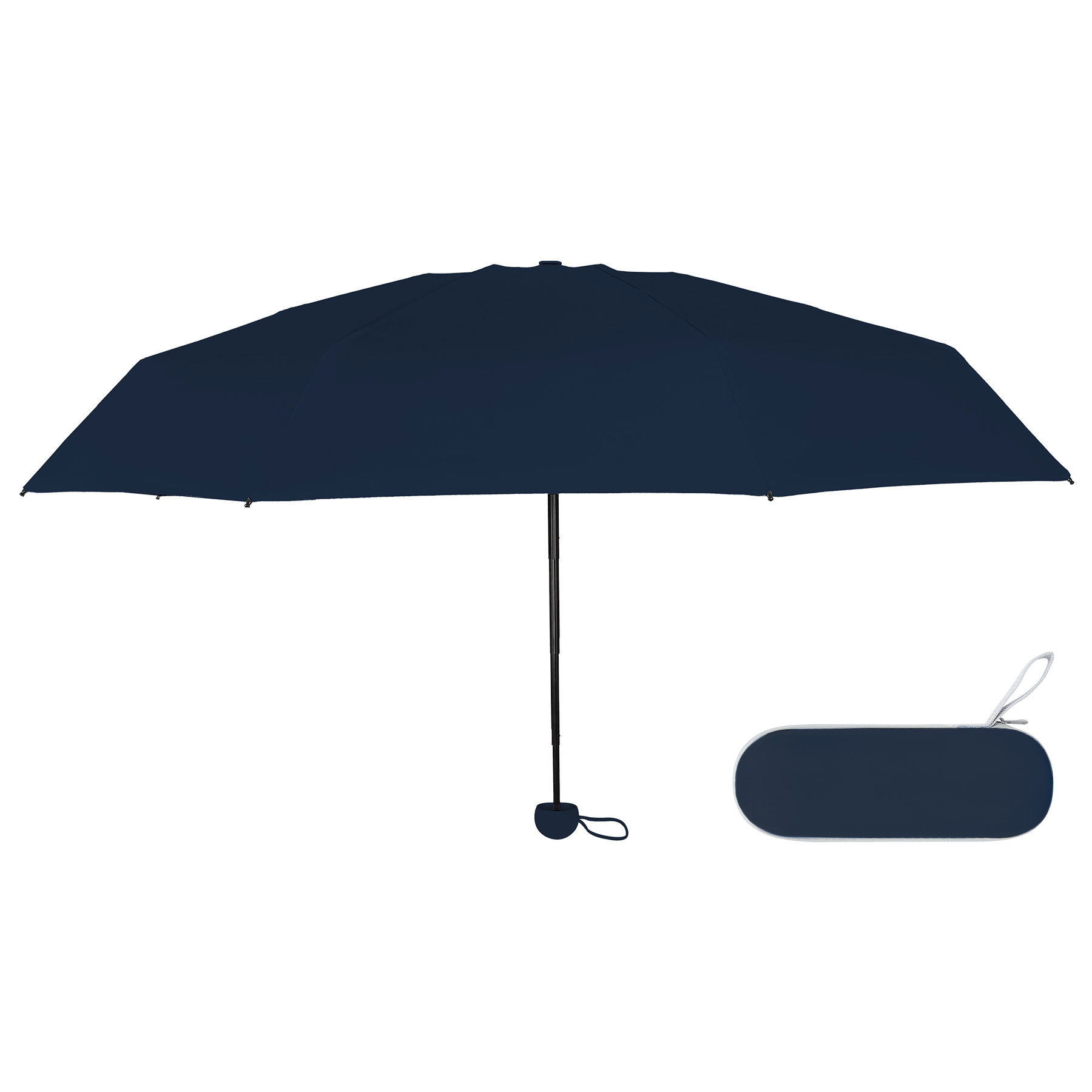 Sun & Rain Travel Umbrella with Portable Case (Full Color) 6