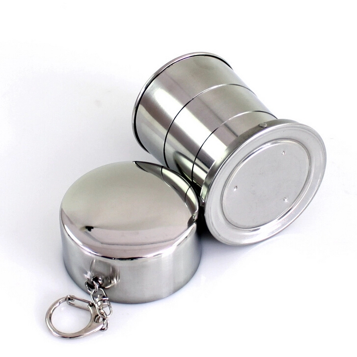 Stainless Steel Travel Folding Collapsible Cup 5