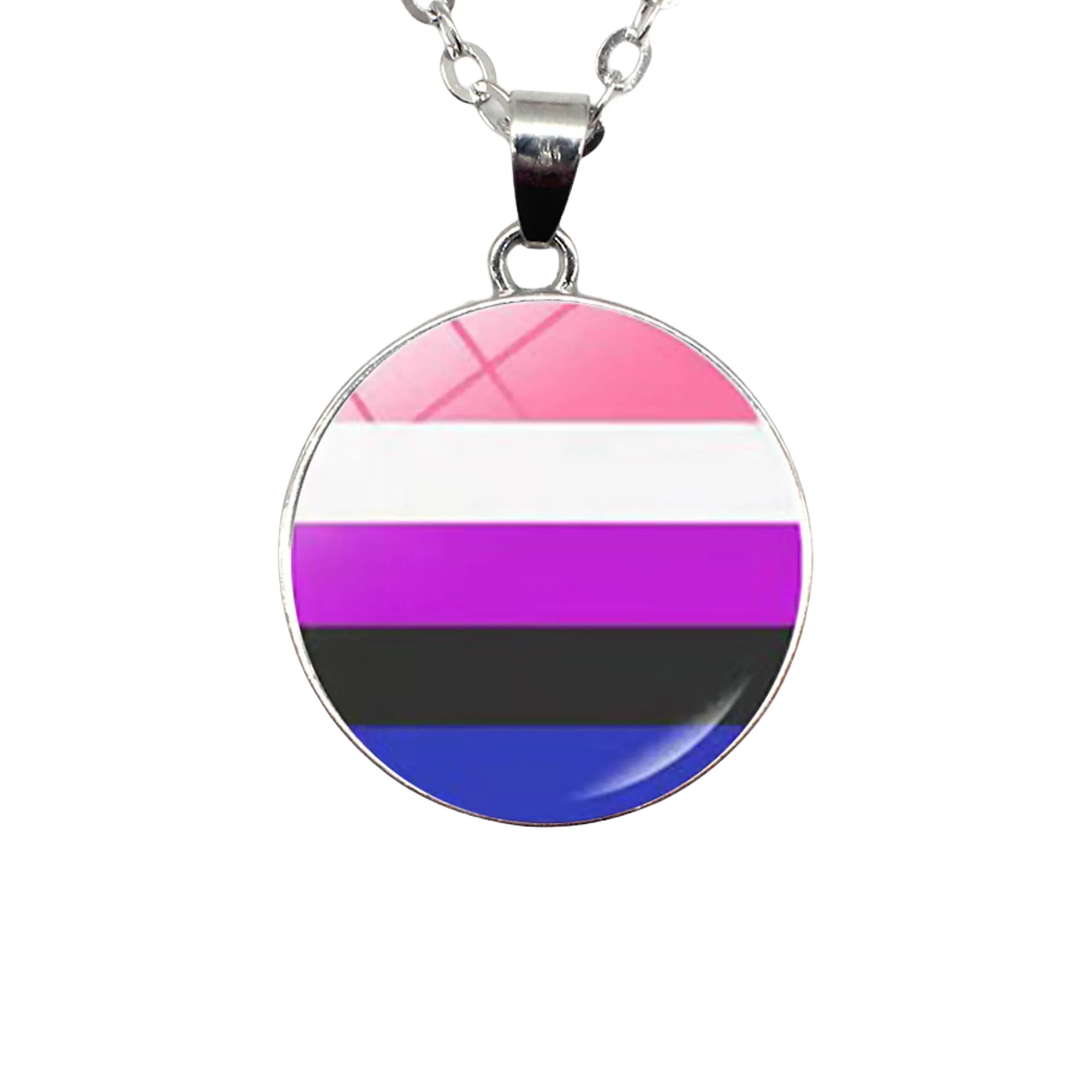 Gay Pride Necklace Rainbow MOQ20 6