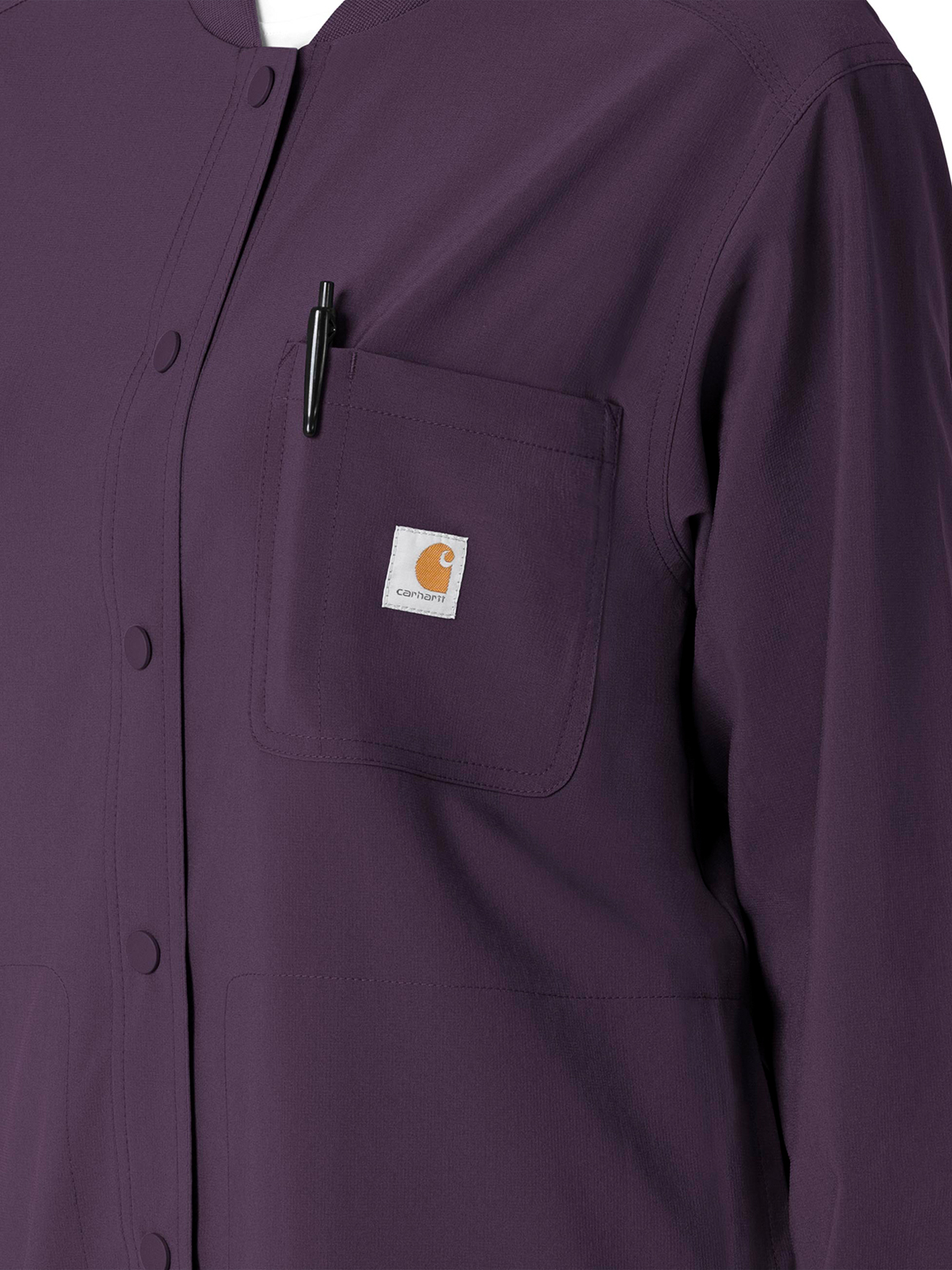 Carhartt Scrubs - Force Cross-Flex - Women's Four-Pocket Modern Fit Shirt Jacket 23