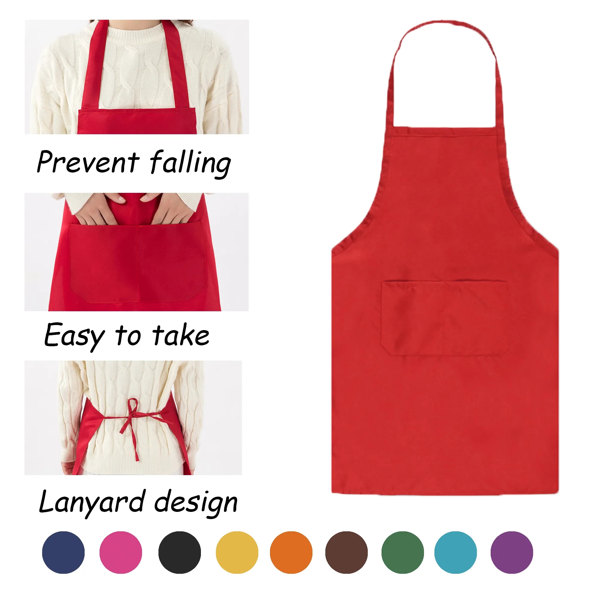 Custom Polyester Kitchen Apron 2
