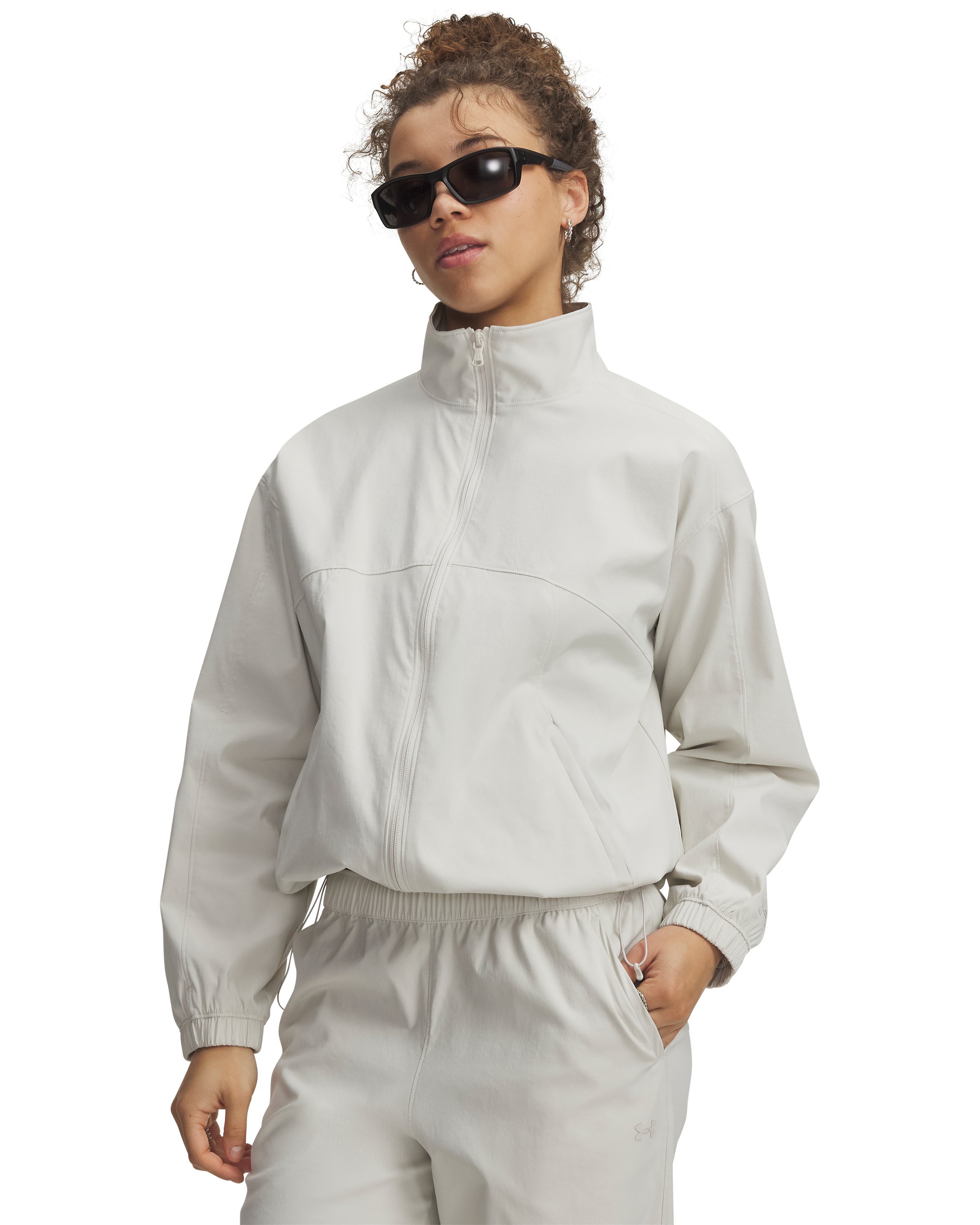 UA Unstoppable Woven Women's Full Zip 6