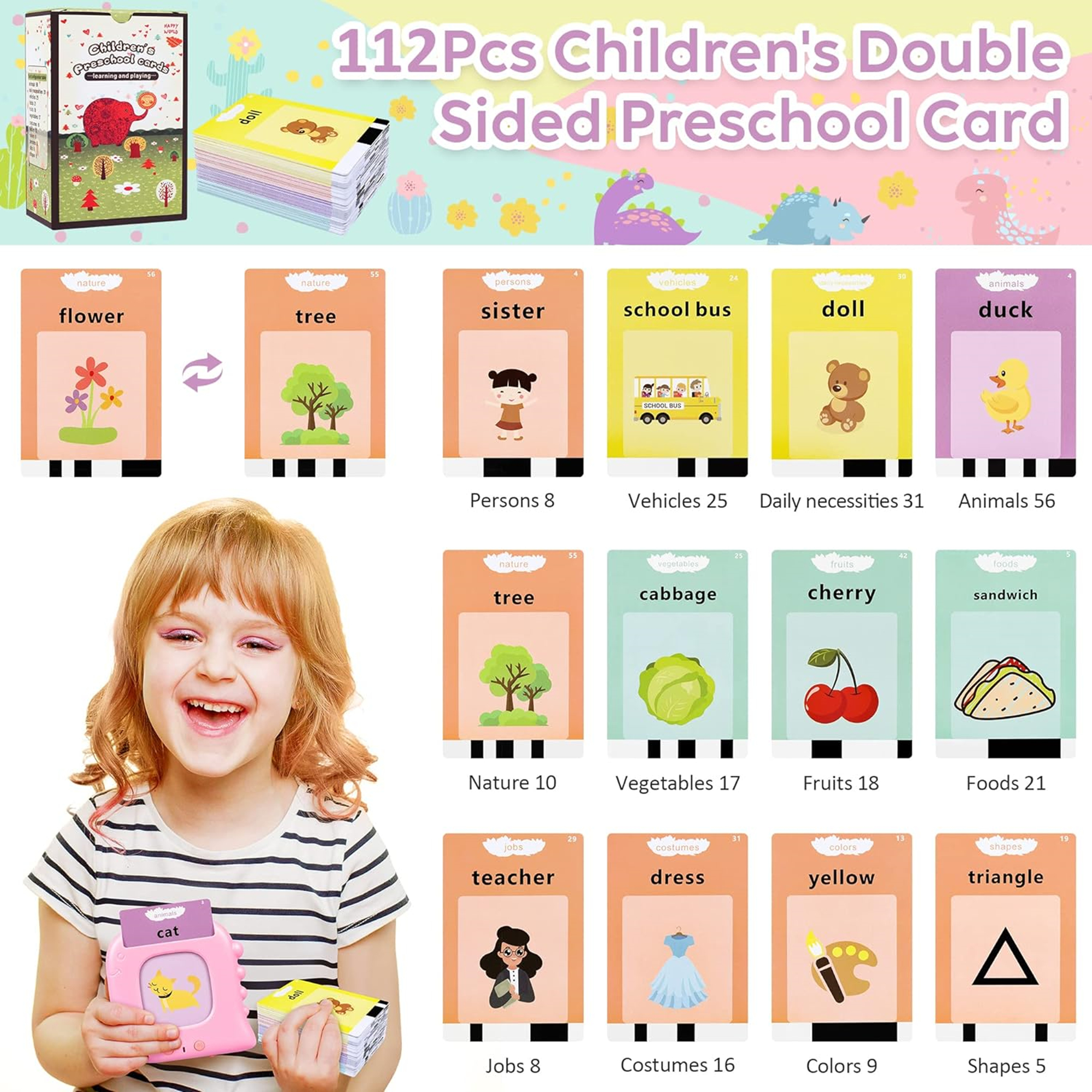 Kids Talking Flash Cards With 224 Sight Words 1
