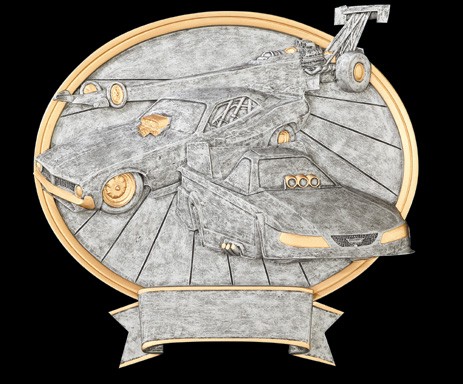 8" Dragster Legend Plate 2