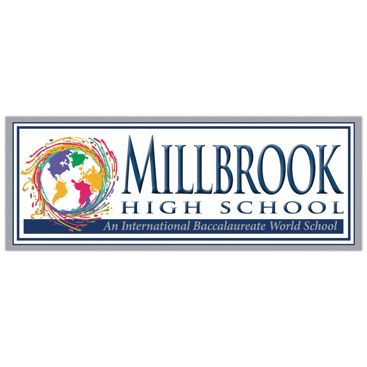 Vinyl Label Full Color (3"x8") Rectangle Square Corners