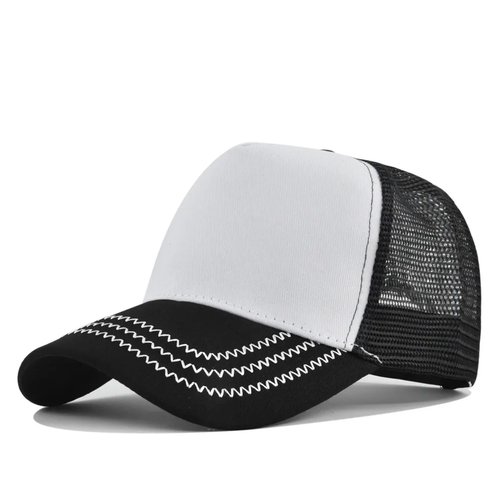 Hard Top 5 Panel Mesh Trucker Cap 16